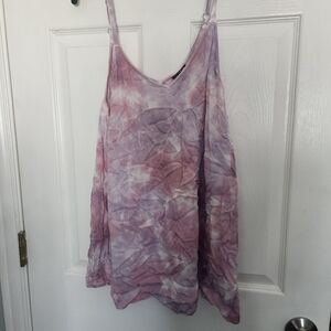 Torrid Pink and Purple Tie-Dye Camisole